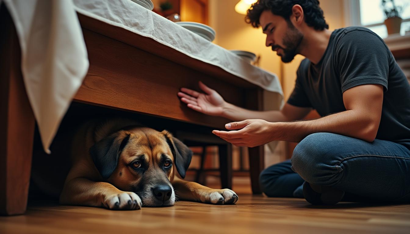 Comment calmer un chien qui a peur ? 2 découvrez des conseils pratiques et efficaces pour apaiser votre chien lorsqu'il est anxieux ou effrayé. apprenez comment calmer un chien qui a peur en toute sérénité.