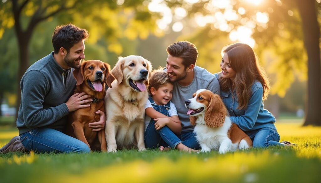 découvrez quel chien conviendra le mieux à votre famille en fonction de votre mode de vie, de l'espace disponible et de la personnalité de chaque race.