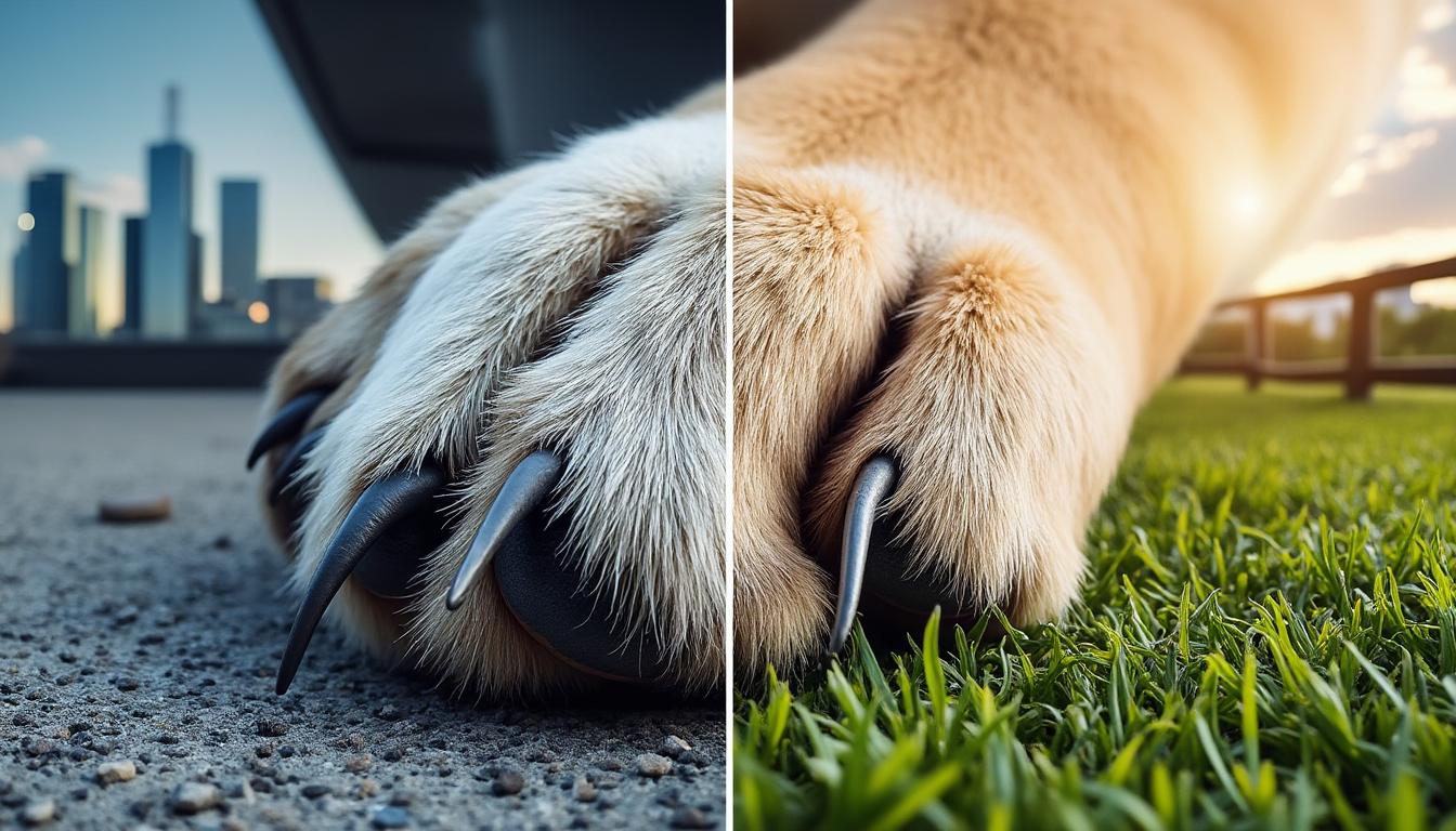 découvrez comment protéger efficacement les pattes de votre chien avec des coussinets ouverts, pour assurer confort et sécurité à votre compagnon lors de ses promenades.