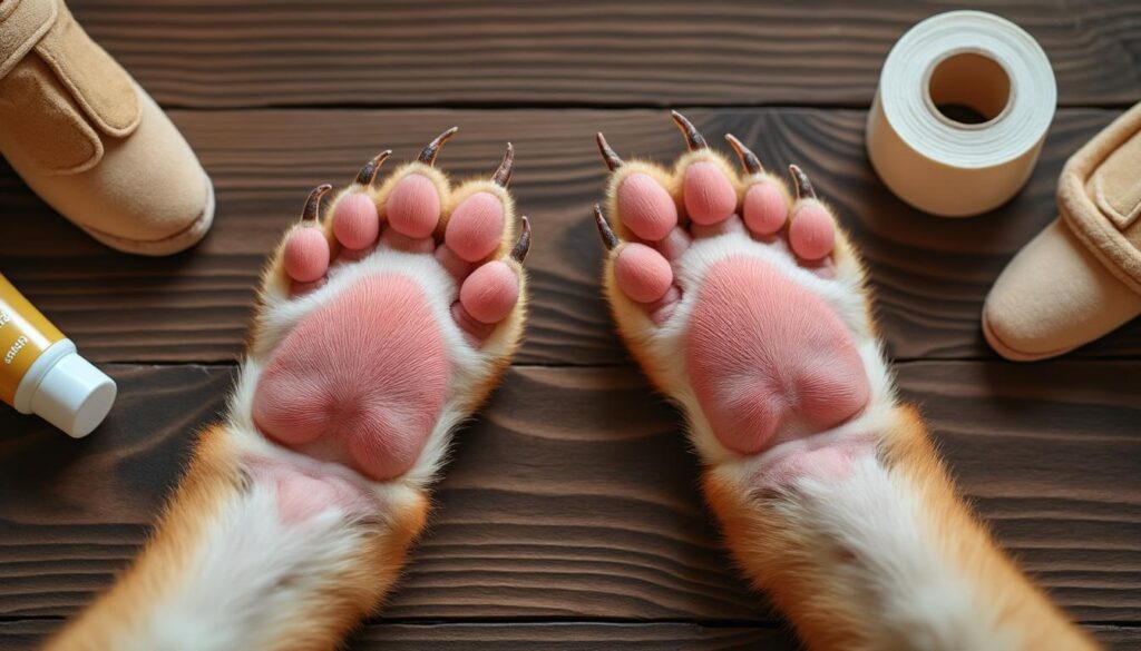 découvrez comment protéger efficacement les pattes de votre chien avec des coussinets ouverts, pour assurer confort et sécurité à votre compagnon lors de ses promenades.