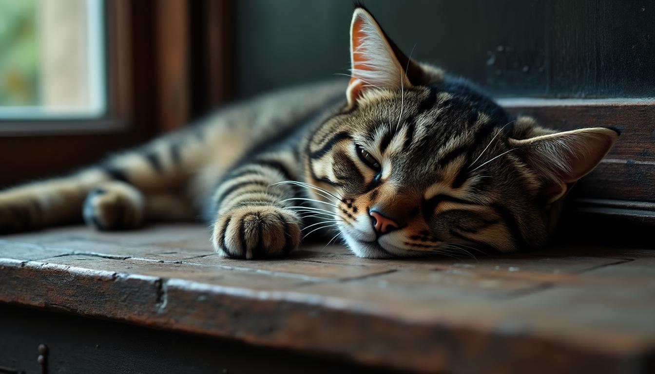 Fatigue chez le chat : les signes dâun problĂšme de santĂ© 2 dĂ©couvrez les signes de fatigue chez le chat, indicateurs importants dâun problĂšme de santĂ© Ă ne pas nĂ©gliger pour assurer le bien-ĂȘtre de votre animal.