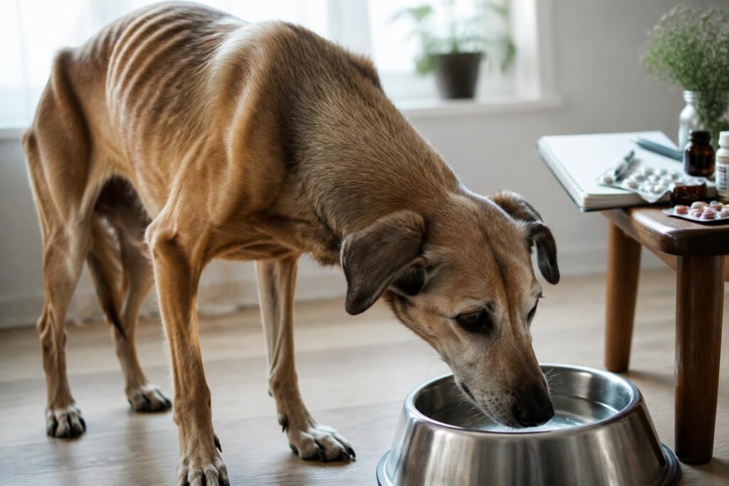 découvrez les causes possibles d'un chien qui maigrit et boit beaucoup, et apprenez comment agir rapidement pour préserver sa santé.