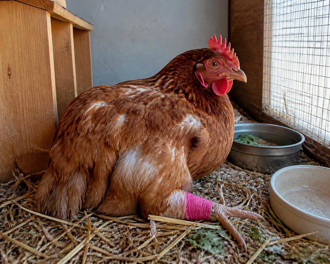 découvrez comment identifier et traiter rapidement une patte cassée ou une entorse chez une poule grâce à nos conseils pratiques et efficaces.