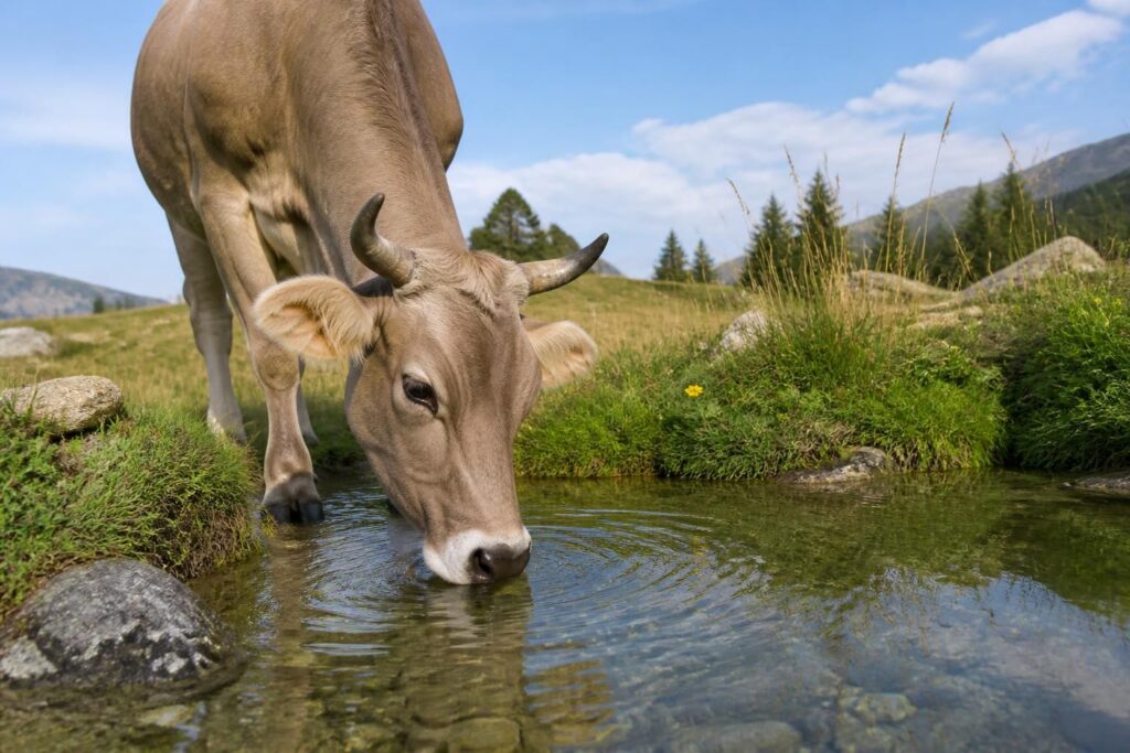 découvrez combien d'eau une vache doit boire chaque jour pour rester en bonne santé et assurer une production optimale de lait.